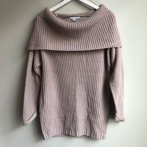 FAVLUX off shoulder sweater small but I’m usually a med or large and it fits me